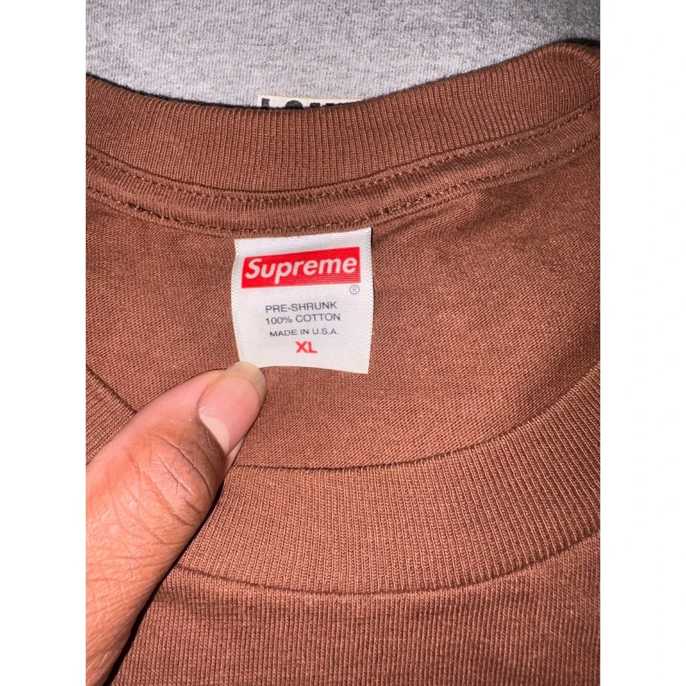 Supreme Margaret Keane Teardrop Tee Brown Purple XL FW23 Big Eyes Graphic Tee - Picture 3 of 3